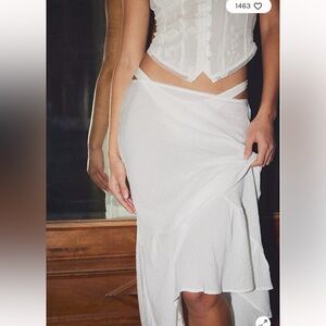 Sweet On You Bias Half Slip clean ivory